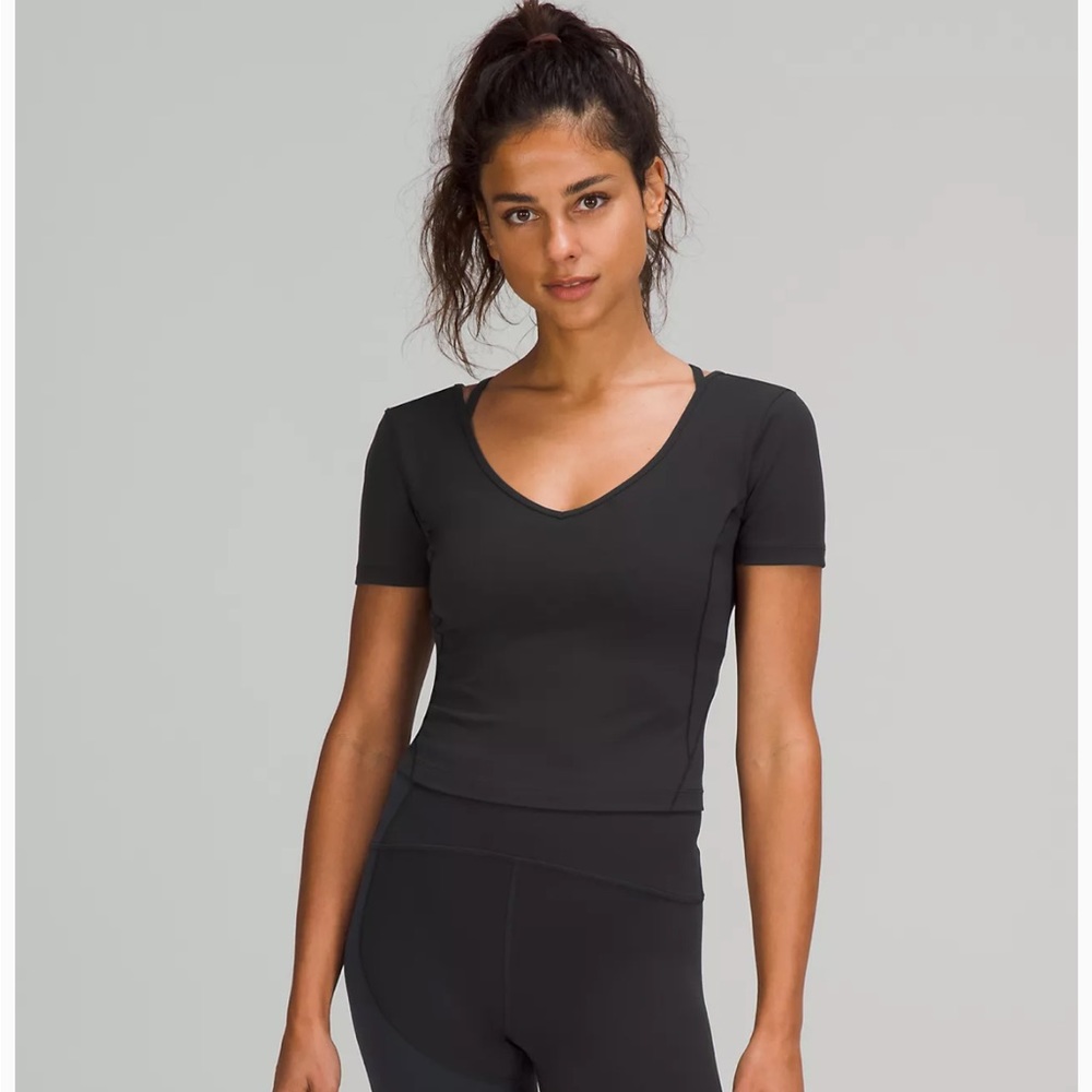 NWT Lulu lemon align shirt black